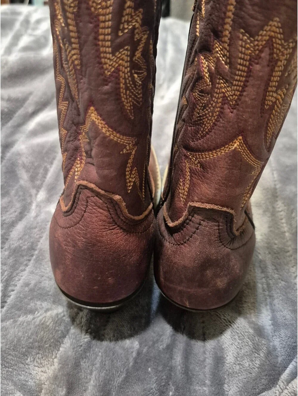 Masterson Boot Co. Brown Leather Cowboy Boots Women's